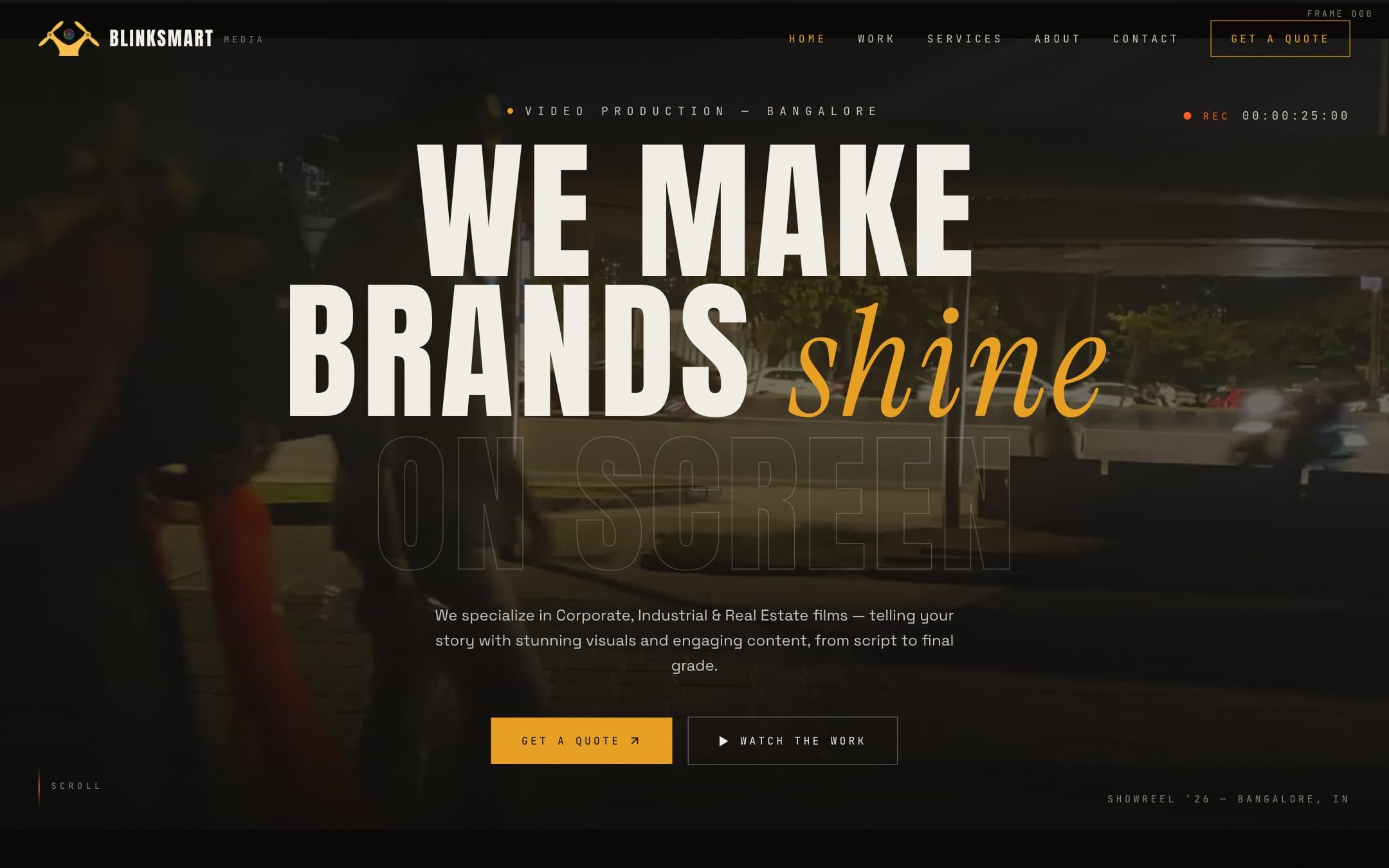 Blinksmart Media — Blinksmart Media studio site