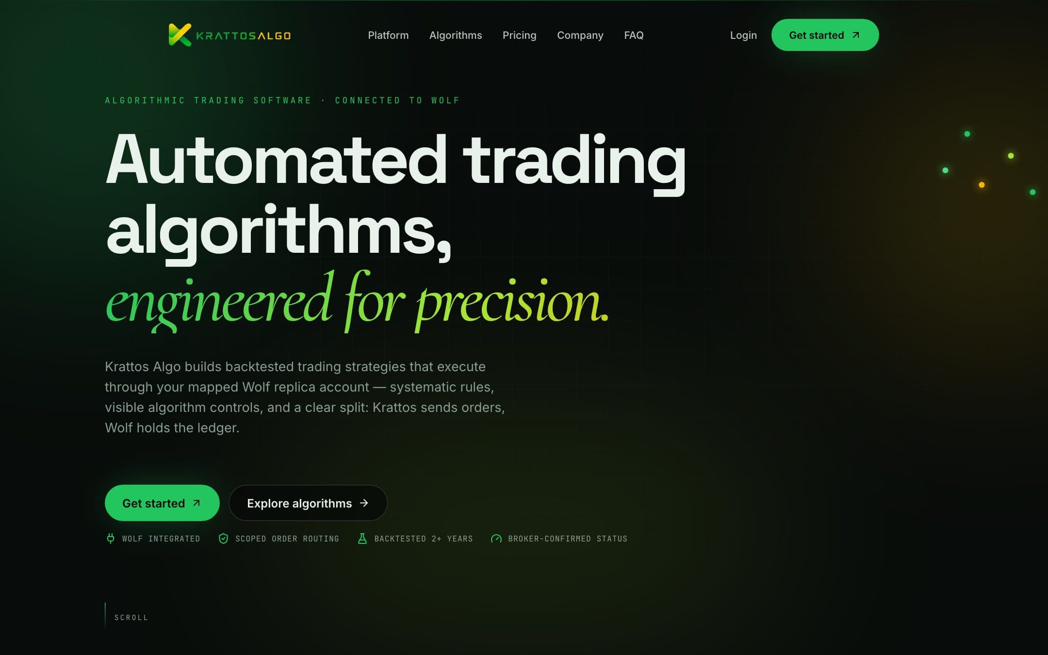 Krattos Algo screenshot